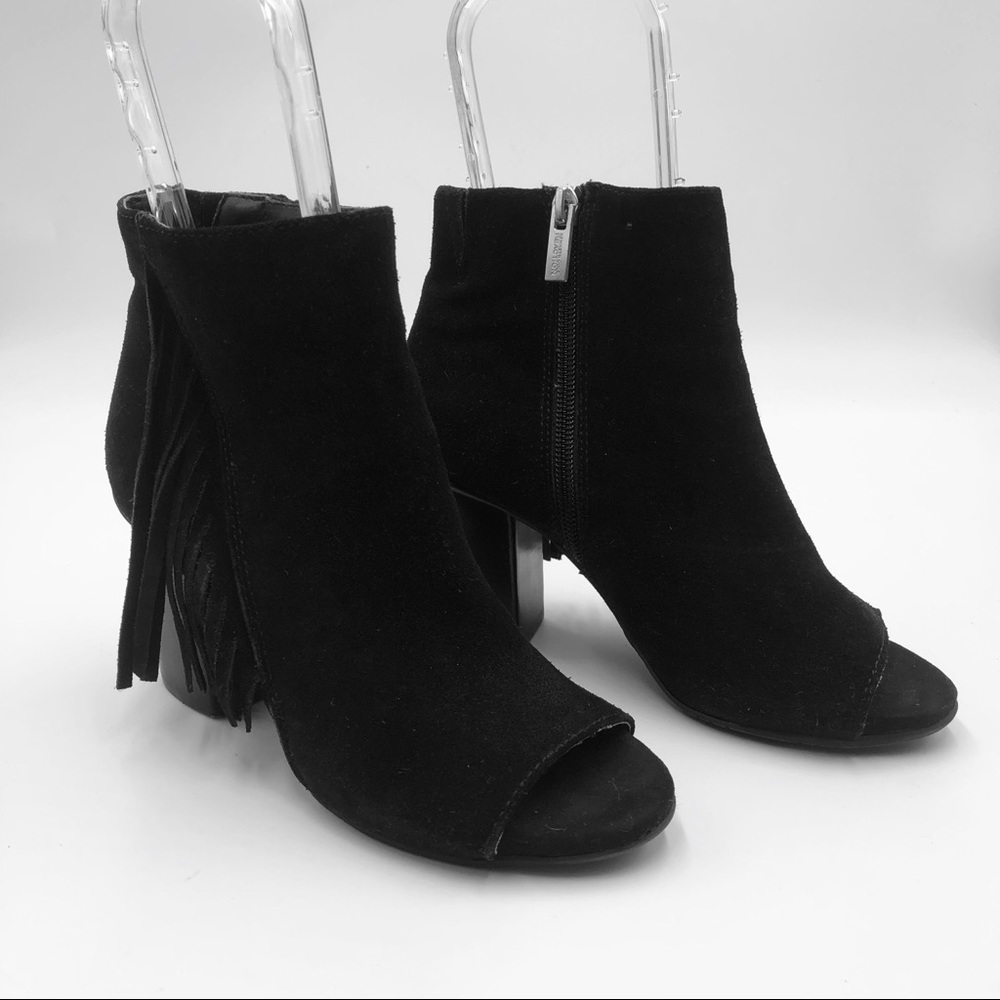 Kenneth Cole Reaction Ridah Fringe Boho Booties - Picture 2 of 8
